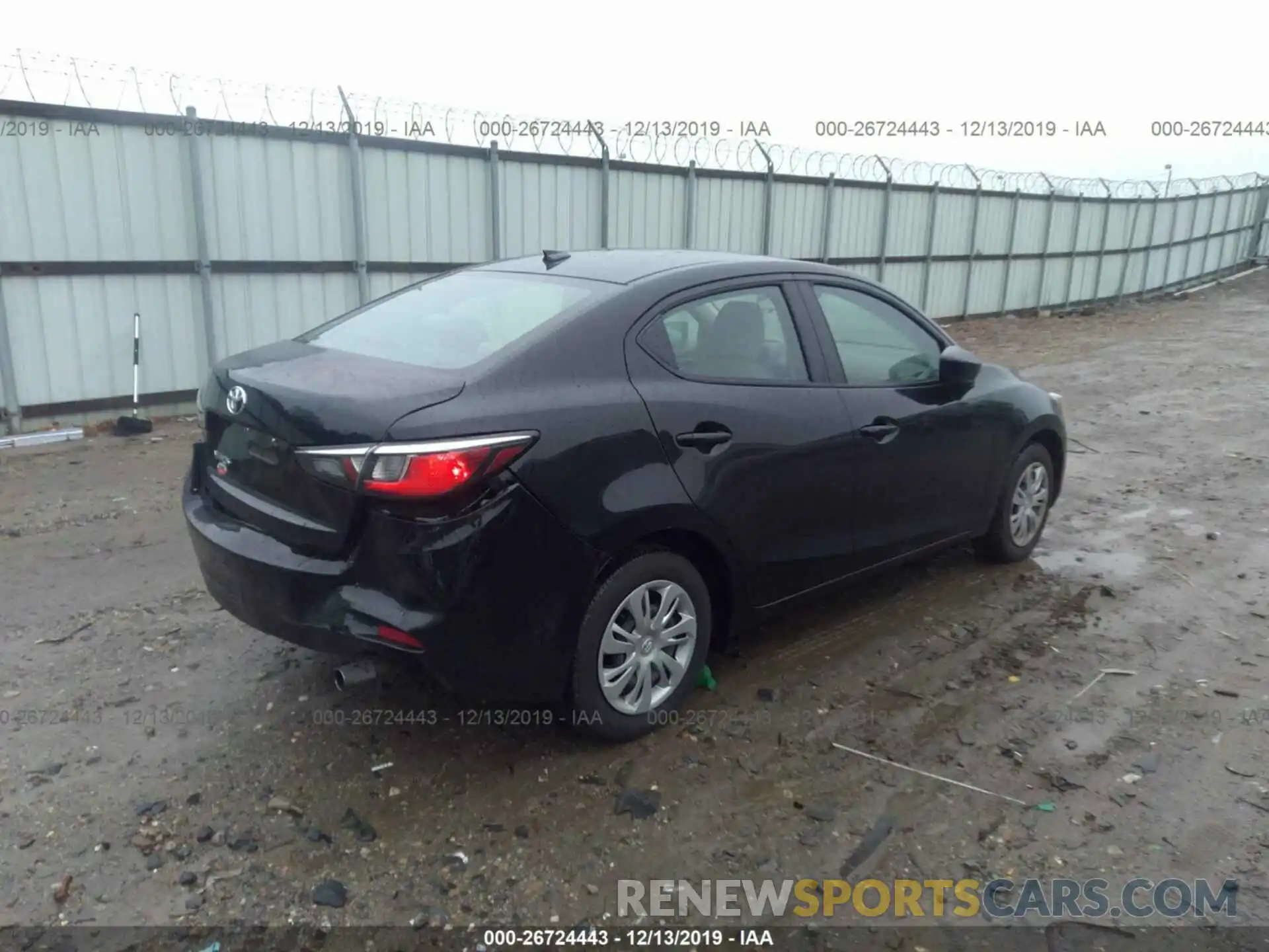 4 Photograph of a damaged car 3MYDLBYV2KY522840 TOYOTA YARIS 2019