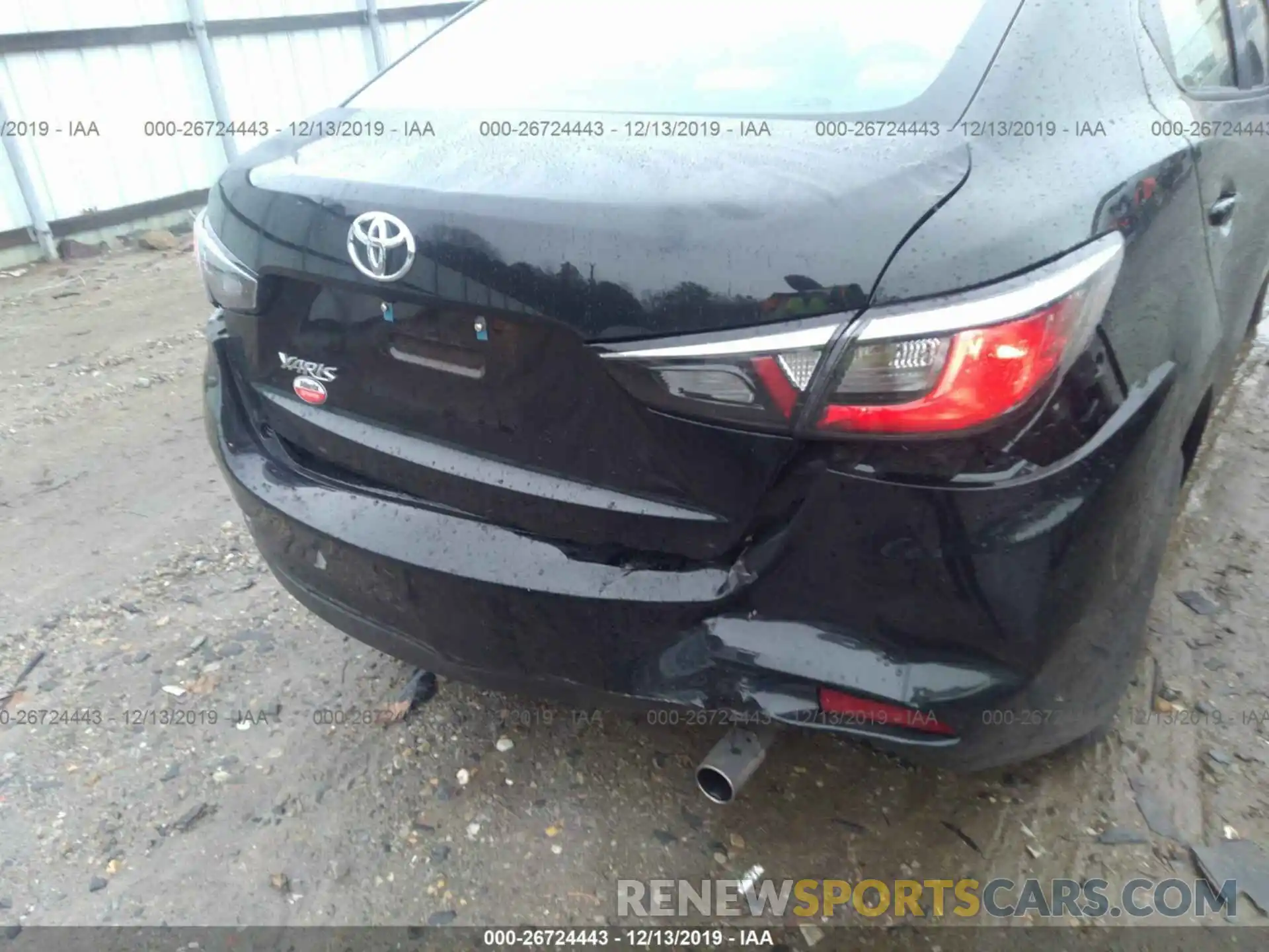 6 Photograph of a damaged car 3MYDLBYV2KY522840 TOYOTA YARIS 2019