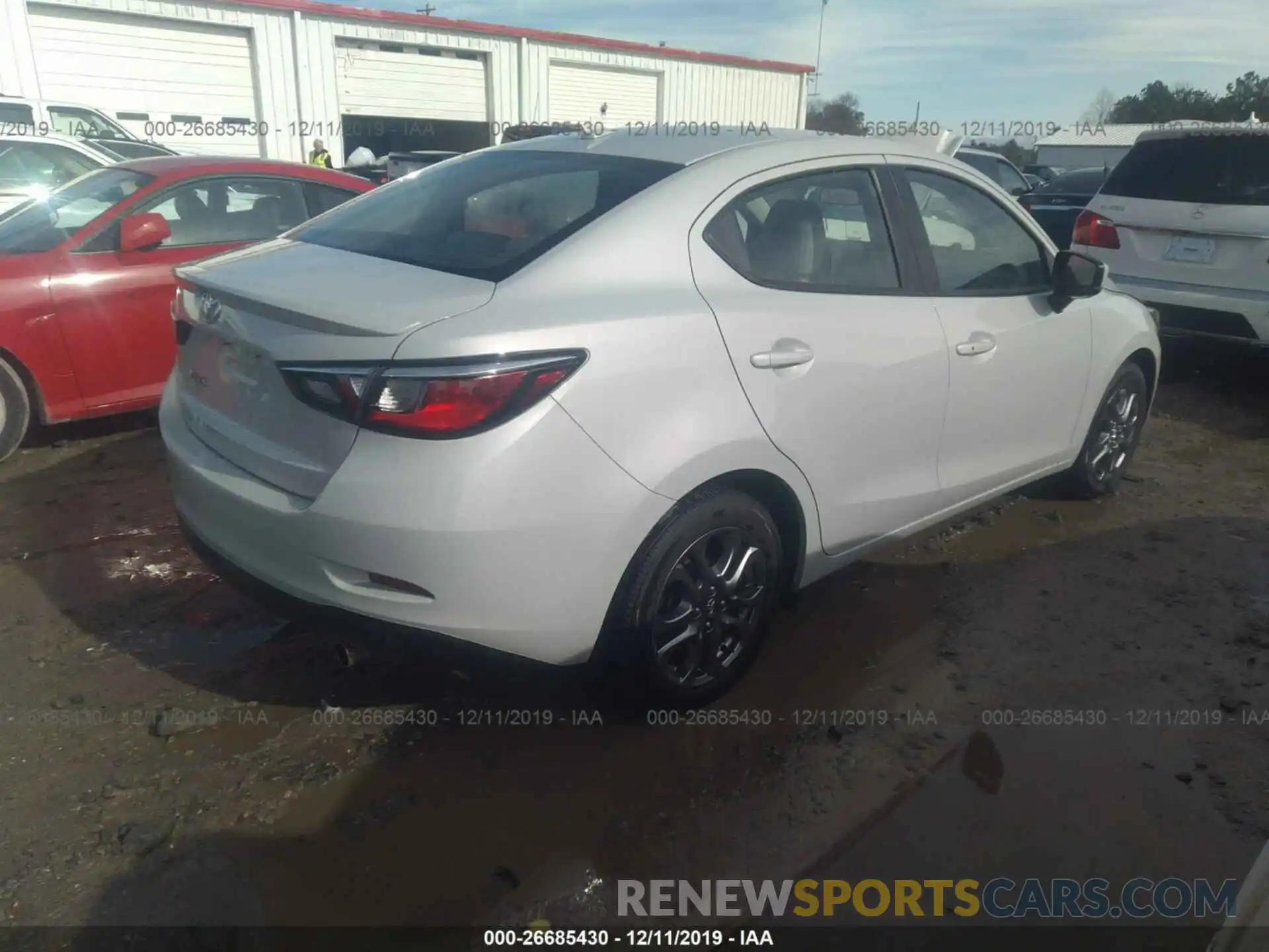 4 Photograph of a damaged car 3MYDLBYV2KY522949 TOYOTA YARIS 2019