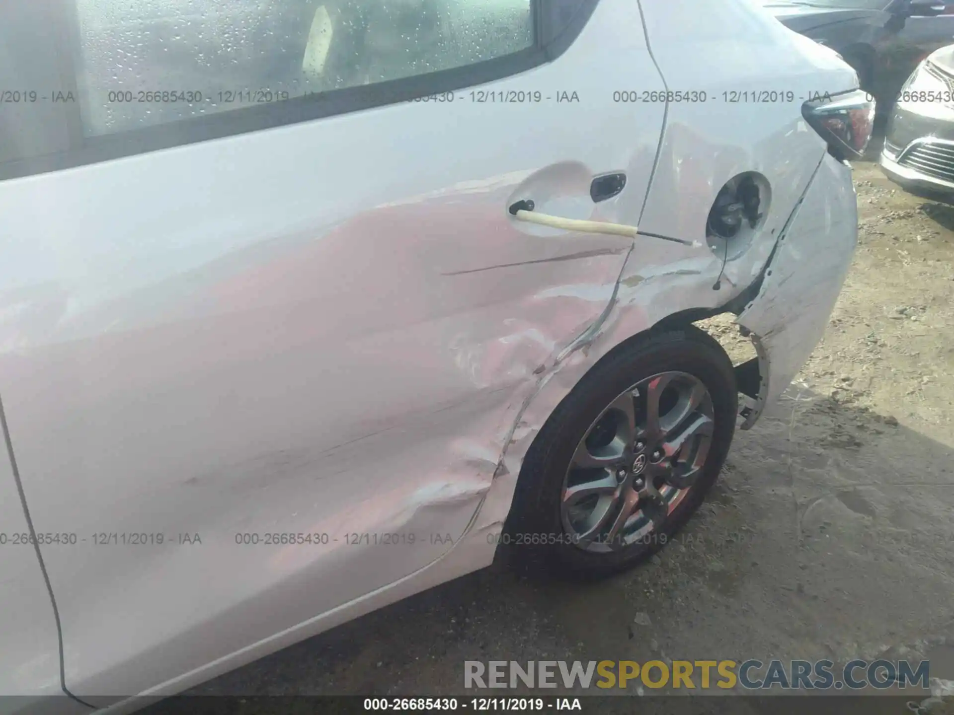 6 Photograph of a damaged car 3MYDLBYV2KY522949 TOYOTA YARIS 2019