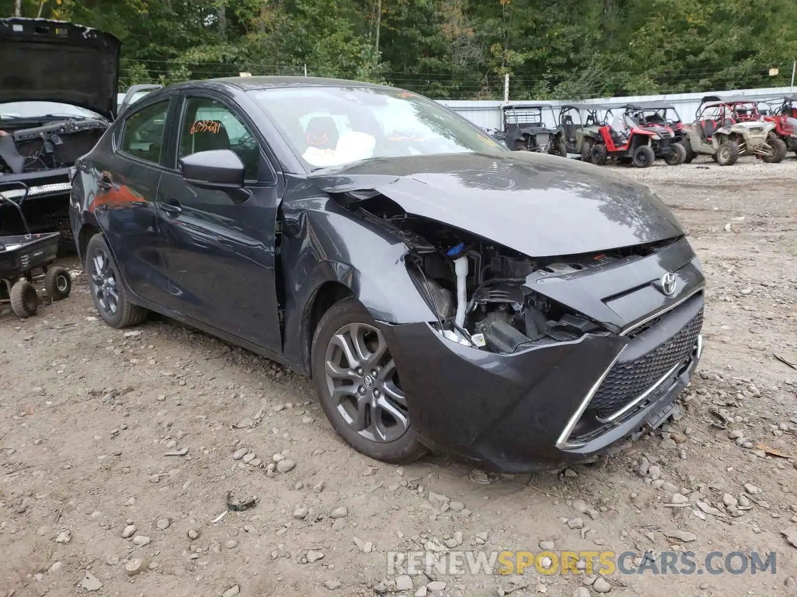 1 Photograph of a damaged car 3MYDLBYV2KY523129 TOYOTA YARIS 2019