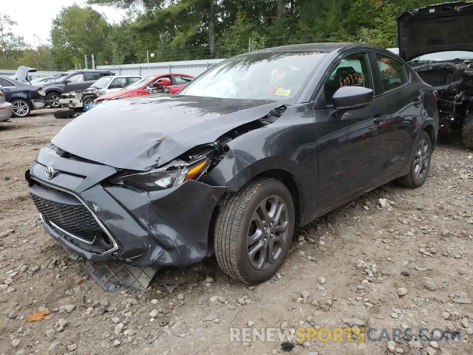 2 Photograph of a damaged car 3MYDLBYV2KY523129 TOYOTA YARIS 2019