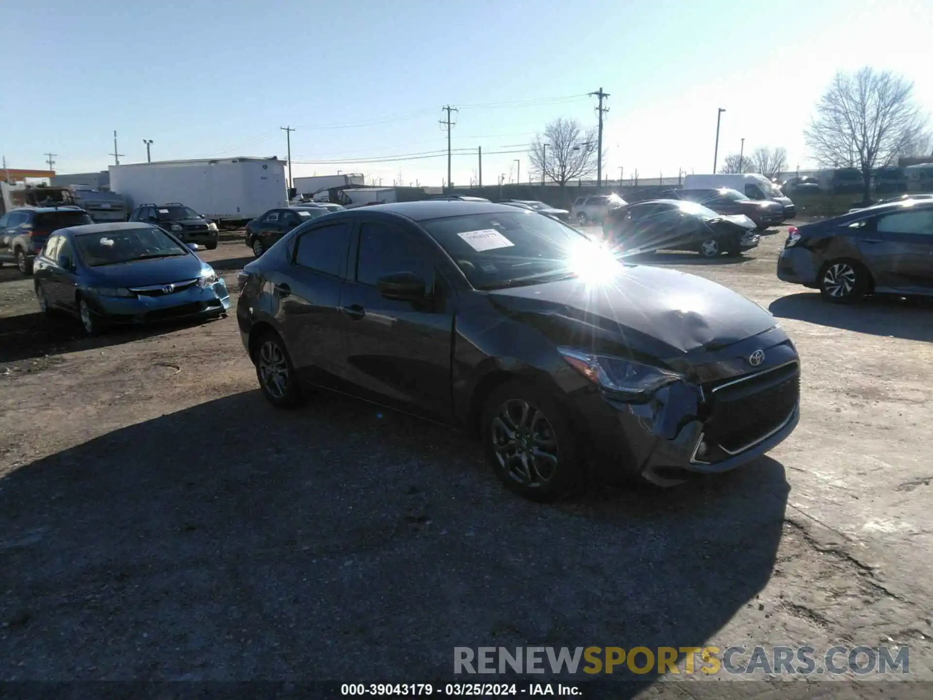 1 Photograph of a damaged car 3MYDLBYV2KY523941 TOYOTA YARIS 2019