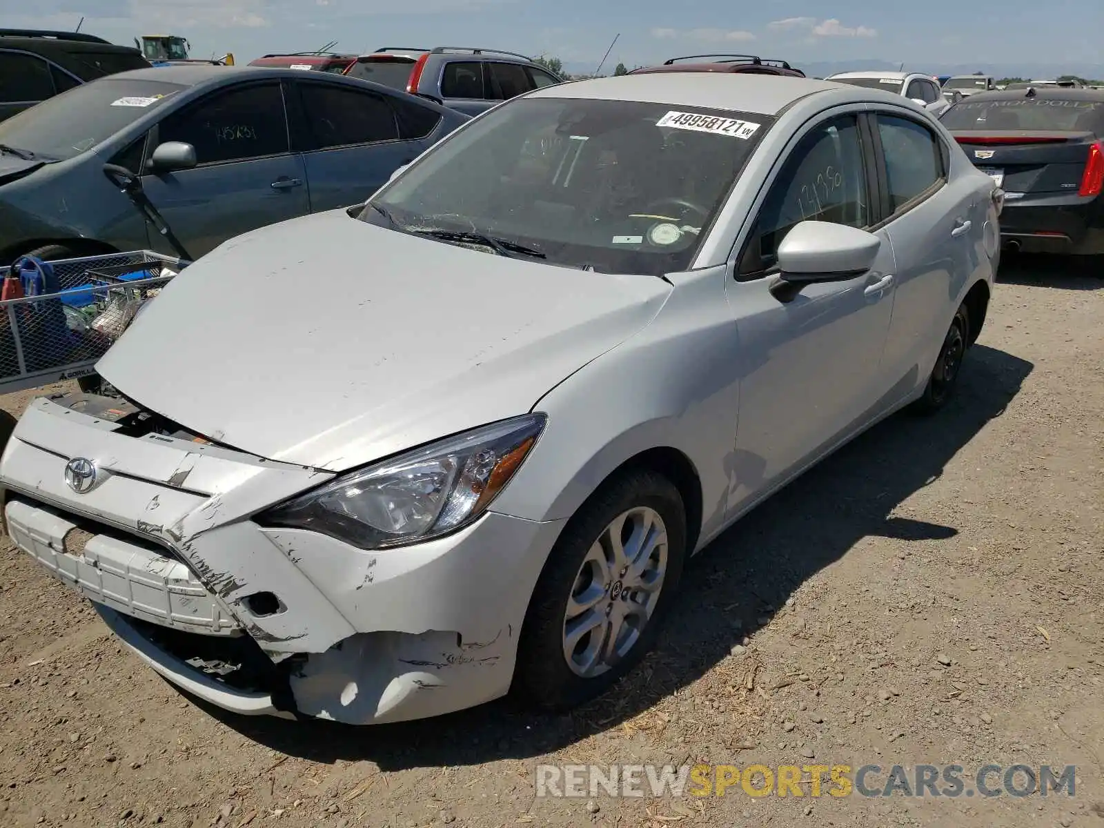 2 Photograph of a damaged car 3MYDLBYV2KY524751 TOYOTA YARIS 2019