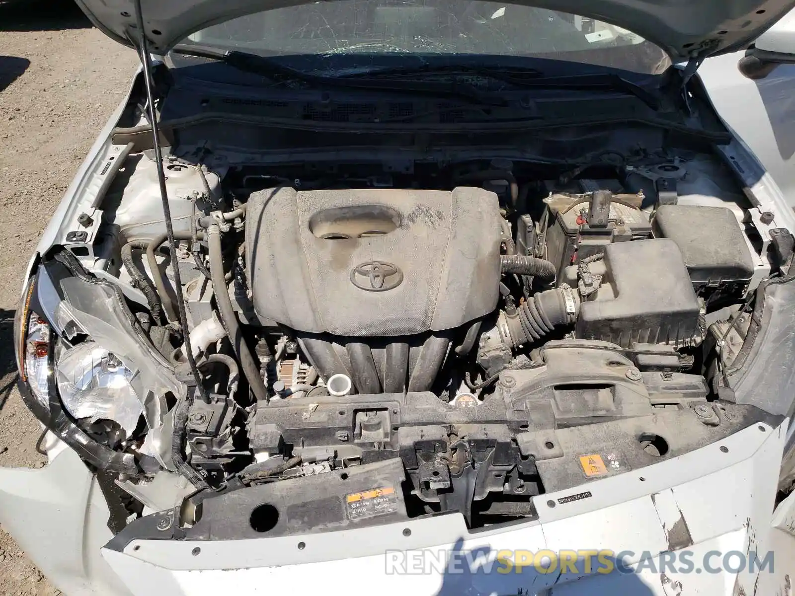 7 Photograph of a damaged car 3MYDLBYV2KY524751 TOYOTA YARIS 2019