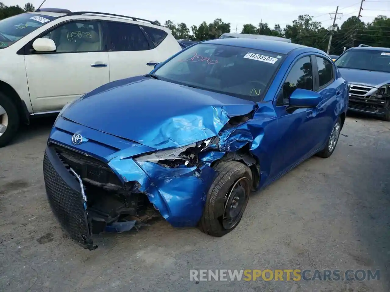 2 Photograph of a damaged car 3MYDLBYV2KY525804 TOYOTA YARIS 2019