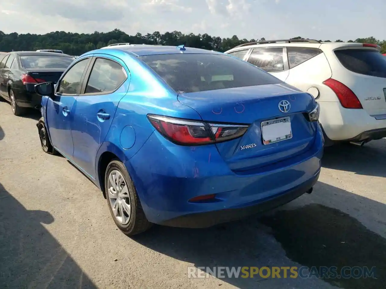 3 Photograph of a damaged car 3MYDLBYV2KY525804 TOYOTA YARIS 2019