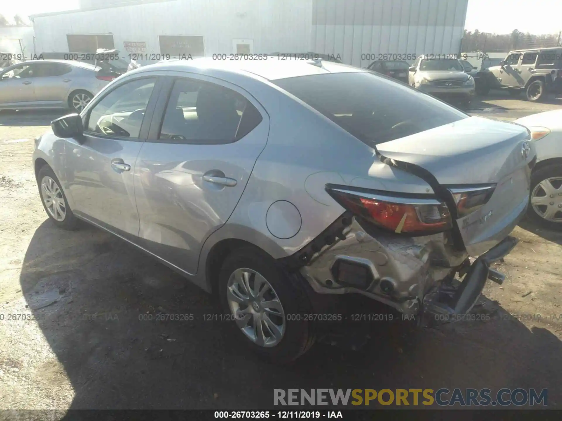 3 Photograph of a damaged car 3MYDLBYV2KY526256 TOYOTA YARIS 2019