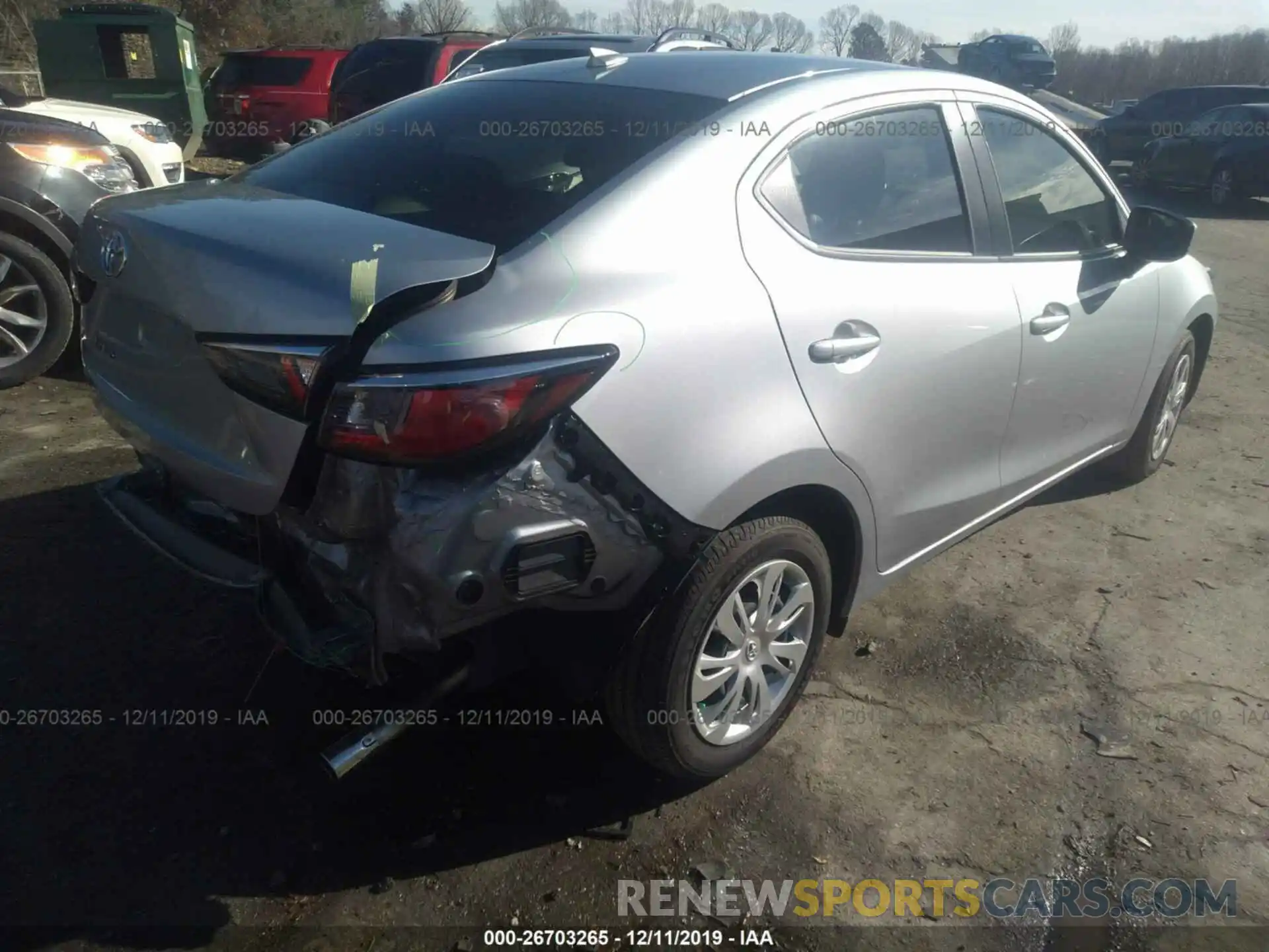 4 Photograph of a damaged car 3MYDLBYV2KY526256 TOYOTA YARIS 2019