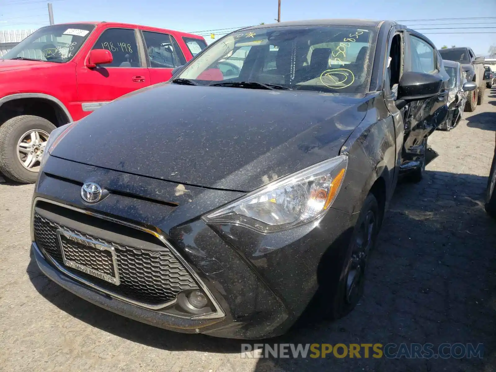 2 Photograph of a damaged car 3MYDLBYV2KY526578 TOYOTA YARIS 2019