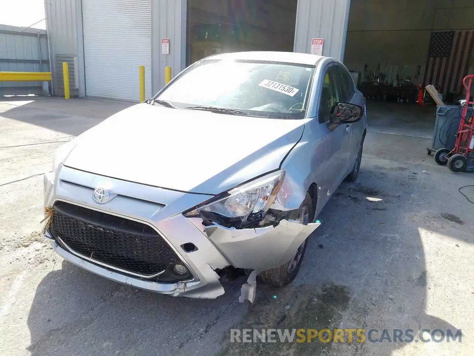 2 Photograph of a damaged car 3MYDLBYV2KY526614 TOYOTA YARIS 2019