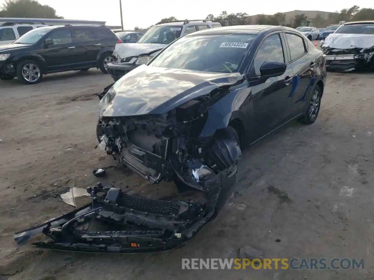 2 Photograph of a damaged car 3MYDLBYV2KY527097 TOYOTA YARIS 2019