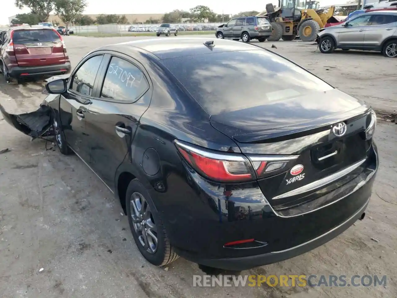 3 Photograph of a damaged car 3MYDLBYV2KY527097 TOYOTA YARIS 2019