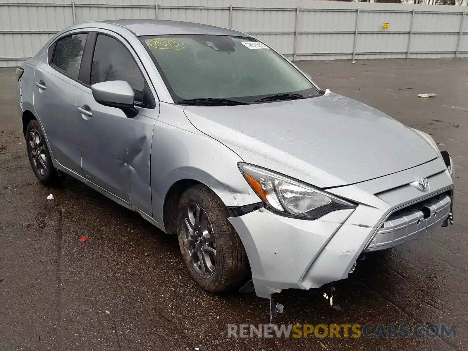 1 Photograph of a damaged car 3MYDLBYV3KY500426 TOYOTA YARIS 2019