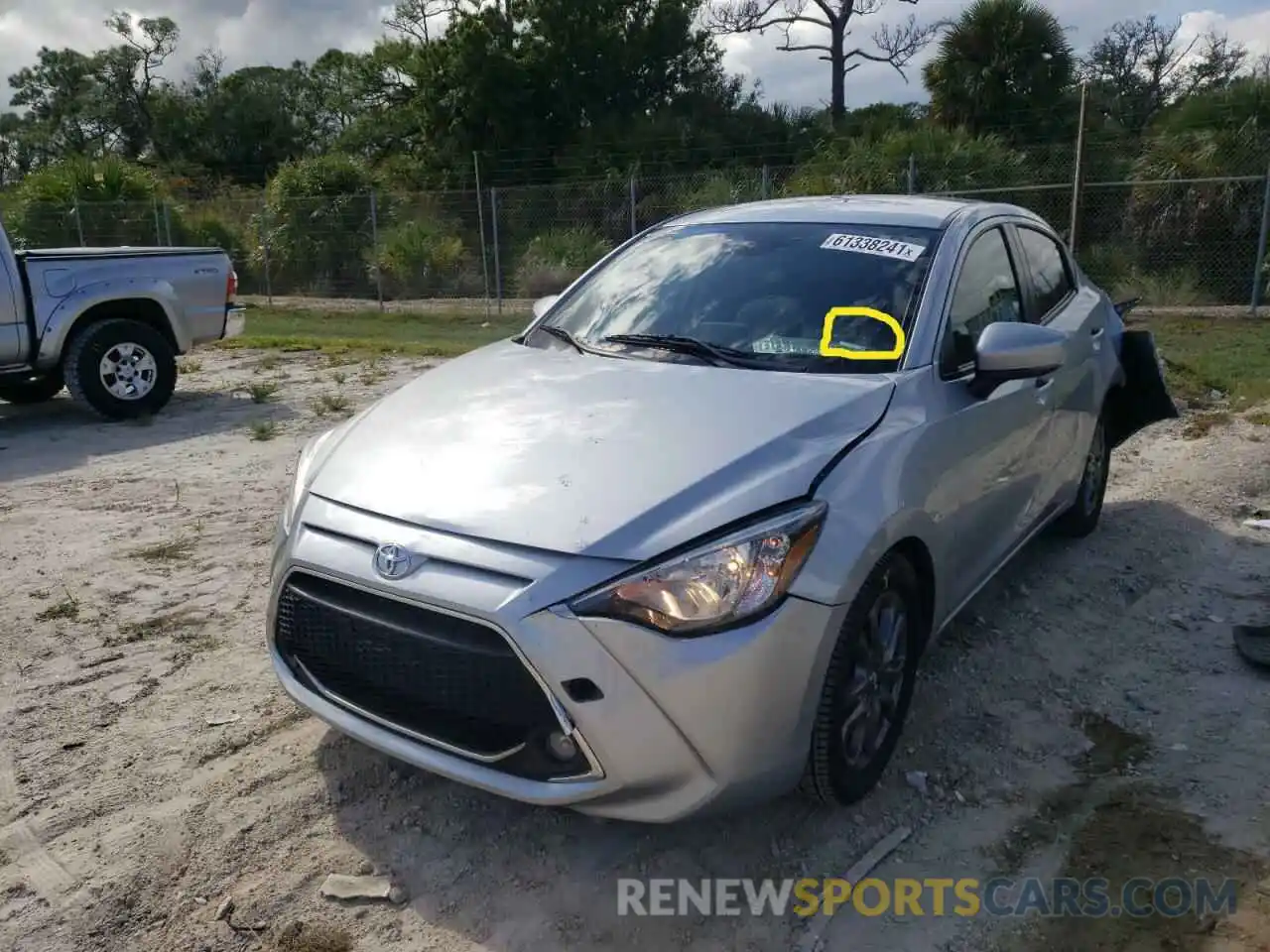 2 Photograph of a damaged car 3MYDLBYV3KY501074 TOYOTA YARIS 2019