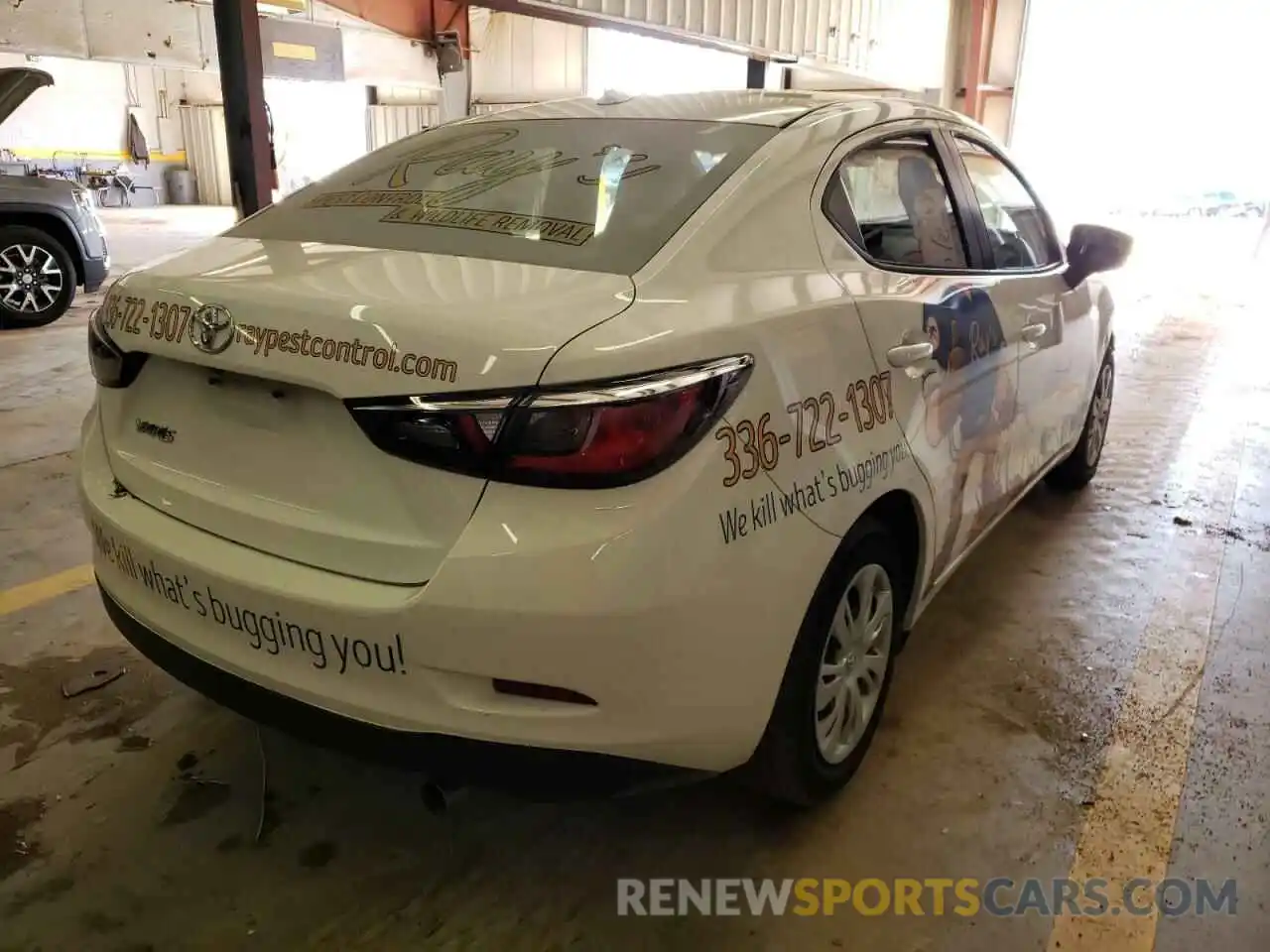 4 Photograph of a damaged car 3MYDLBYV3KY501253 TOYOTA YARIS 2019