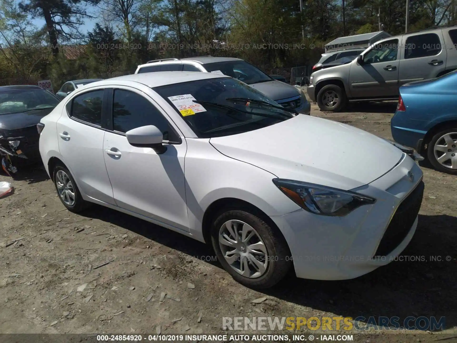 1 Photograph of a damaged car 3MYDLBYV3KY502208 TOYOTA YARIS 2019