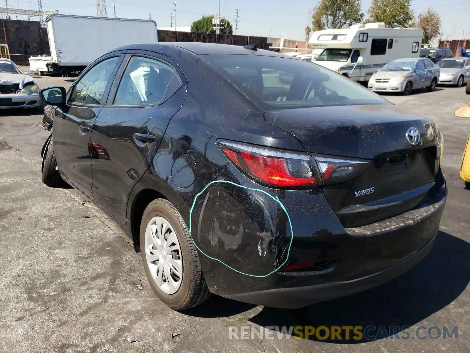 3 Photograph of a damaged car 3MYDLBYV3KY503553 TOYOTA YARIS 2019