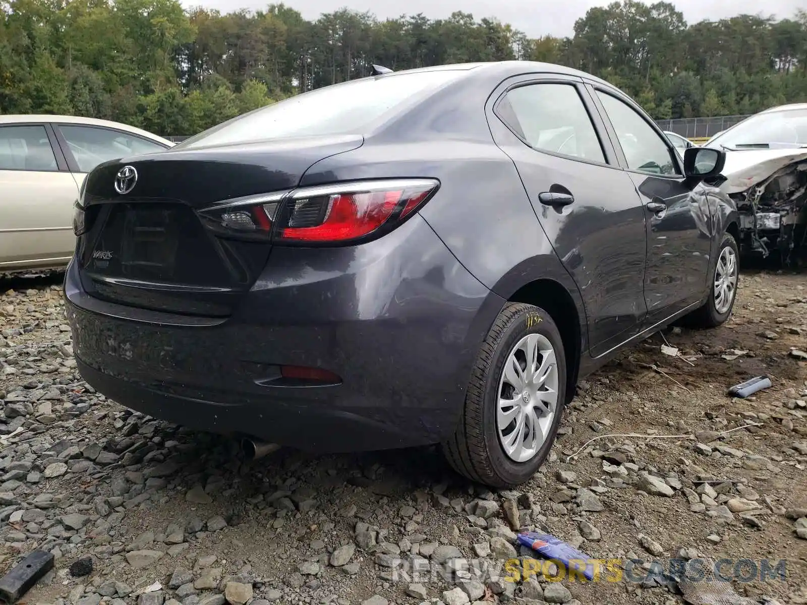 4 Photograph of a damaged car 3MYDLBYV3KY503715 TOYOTA YARIS 2019