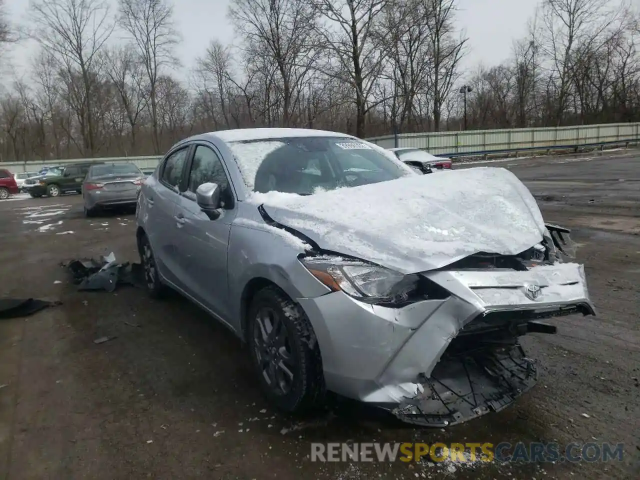 1 Photograph of a damaged car 3MYDLBYV3KY503892 TOYOTA YARIS 2019