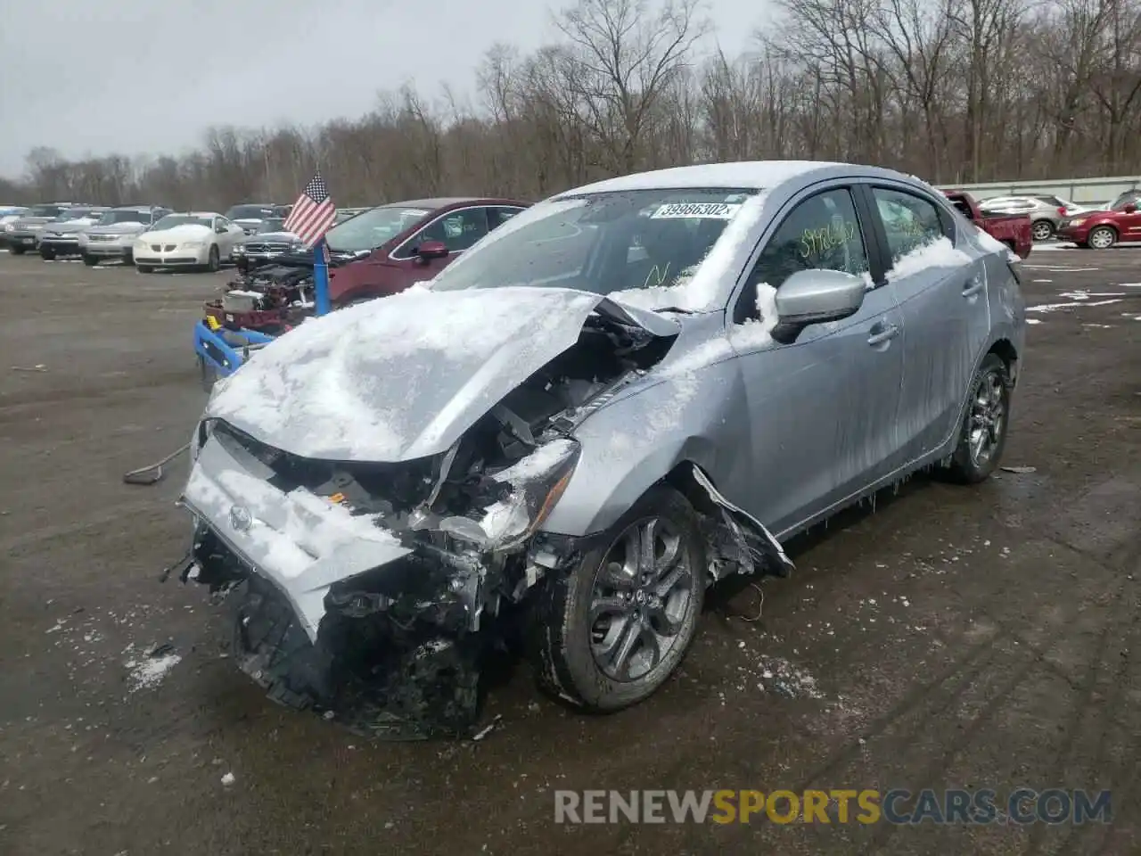 2 Photograph of a damaged car 3MYDLBYV3KY503892 TOYOTA YARIS 2019