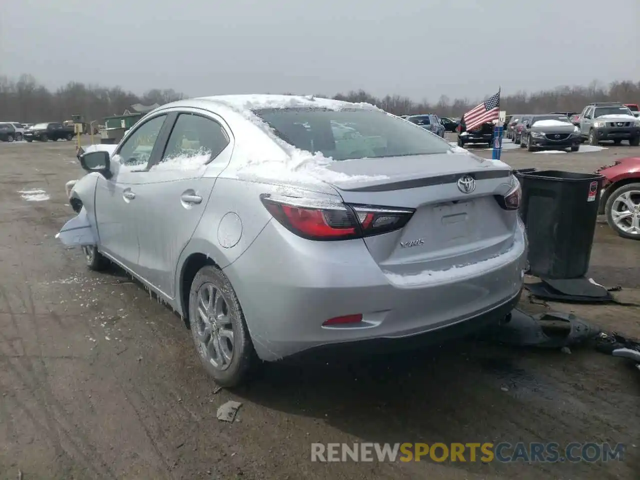 3 Photograph of a damaged car 3MYDLBYV3KY503892 TOYOTA YARIS 2019