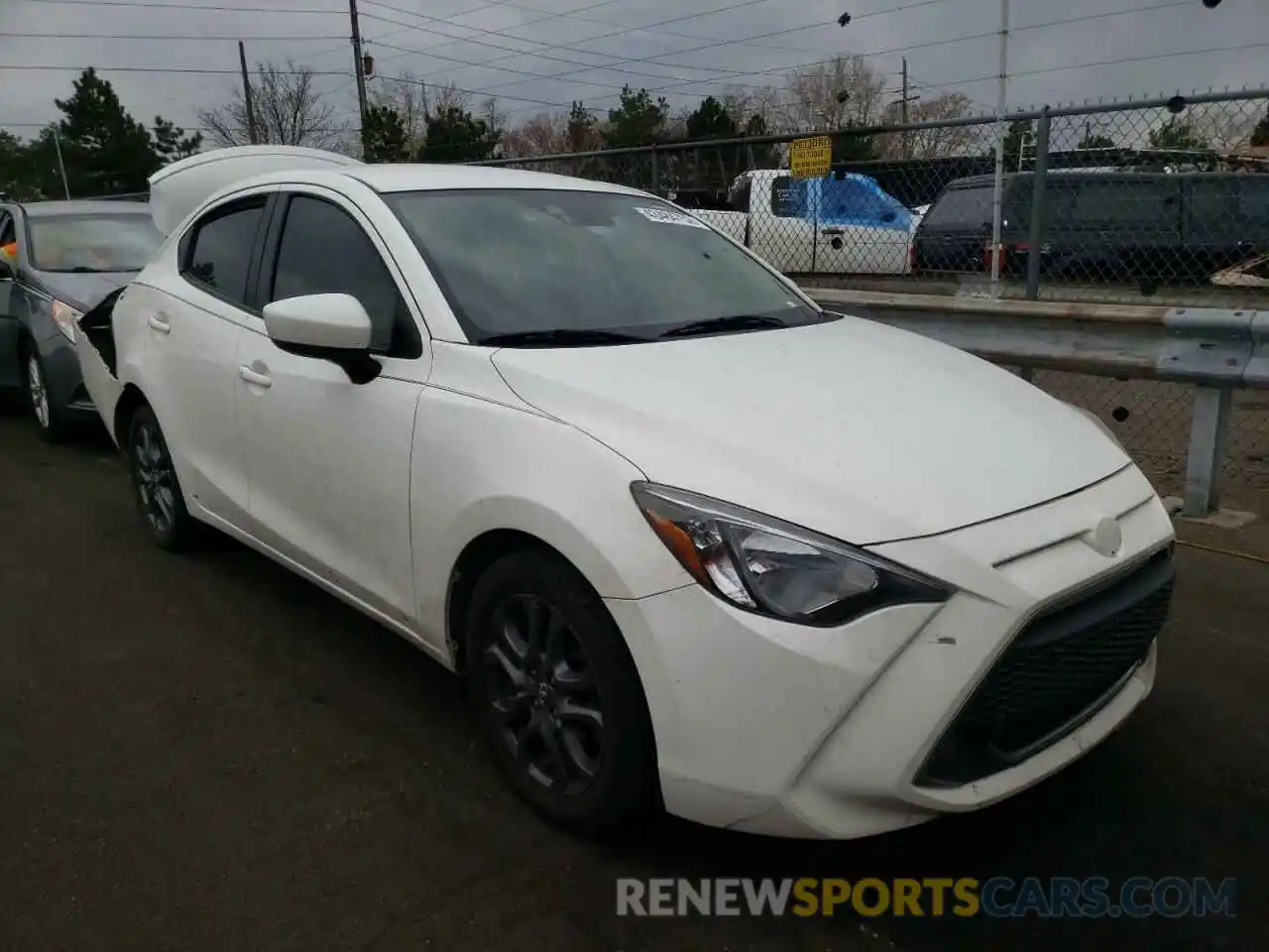 1 Photograph of a damaged car 3MYDLBYV3KY503987 TOYOTA YARIS 2019