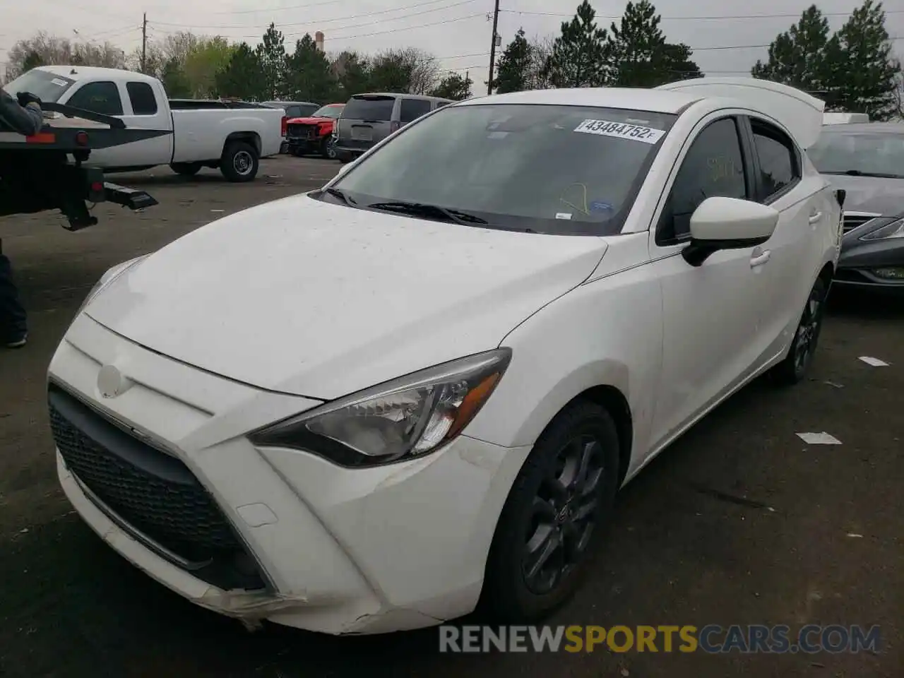 2 Photograph of a damaged car 3MYDLBYV3KY503987 TOYOTA YARIS 2019