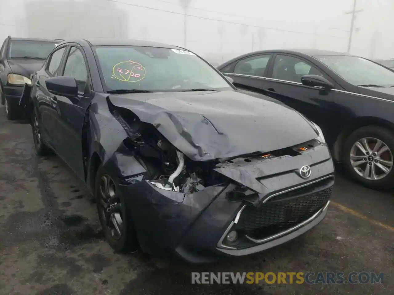 1 Photograph of a damaged car 3MYDLBYV3KY504735 TOYOTA YARIS 2019