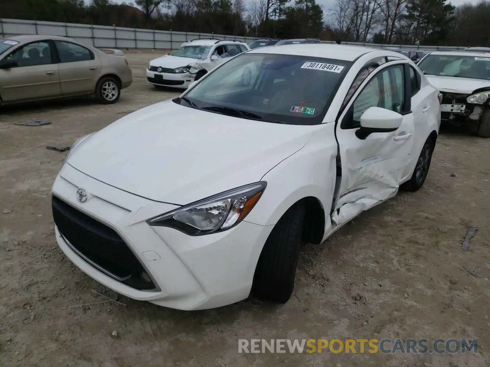 2 Photograph of a damaged car 3MYDLBYV3KY505366 TOYOTA YARIS 2019