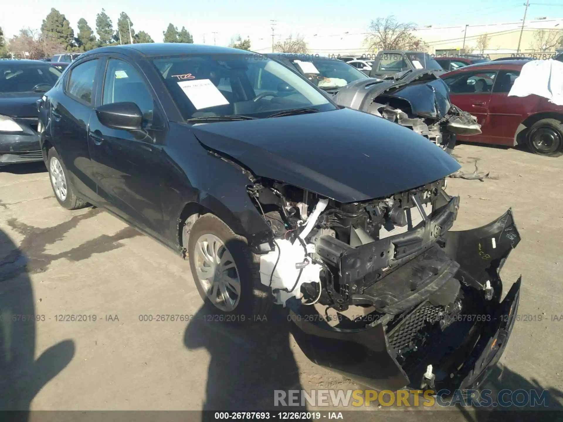 1 Photograph of a damaged car 3MYDLBYV3KY506016 TOYOTA YARIS 2019