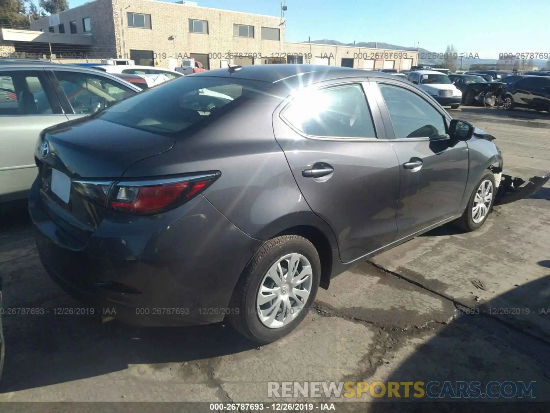 4 Photograph of a damaged car 3MYDLBYV3KY506016 TOYOTA YARIS 2019