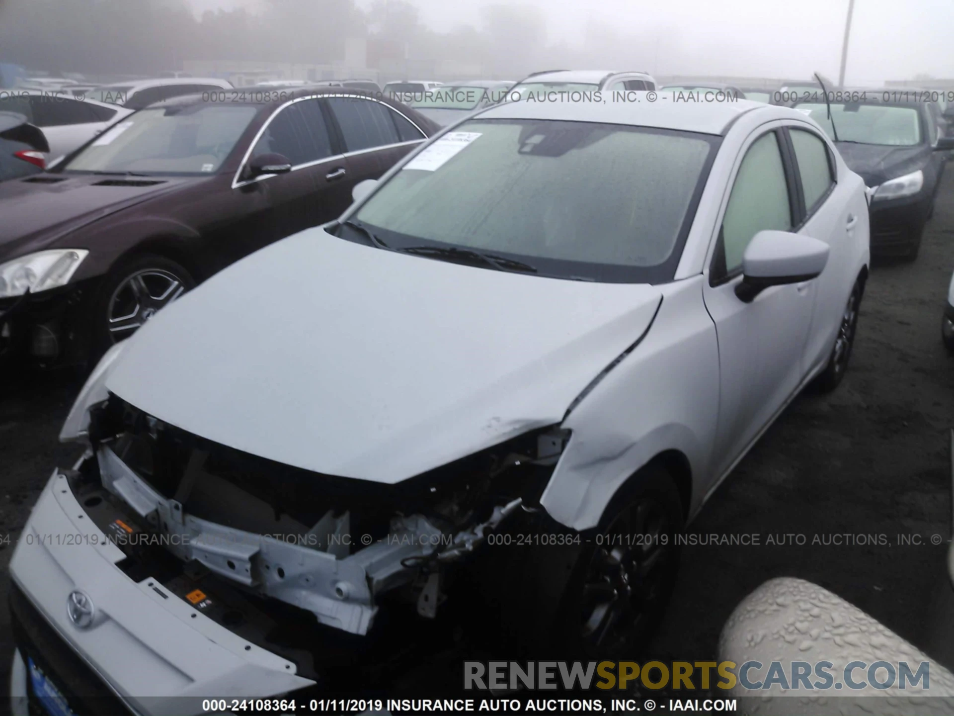 2 Photograph of a damaged car 3MYDLBYV3KY506047 TOYOTA YARIS 2019