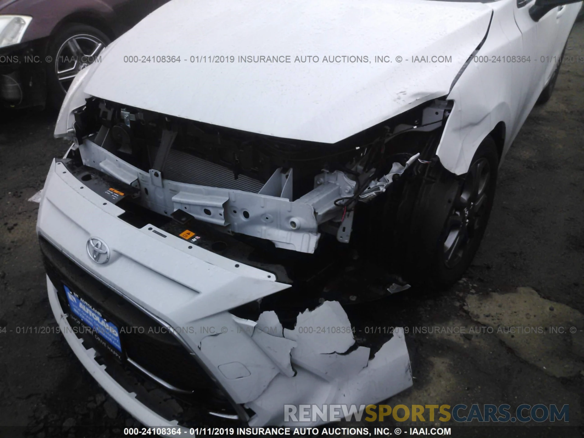 6 Photograph of a damaged car 3MYDLBYV3KY506047 TOYOTA YARIS 2019