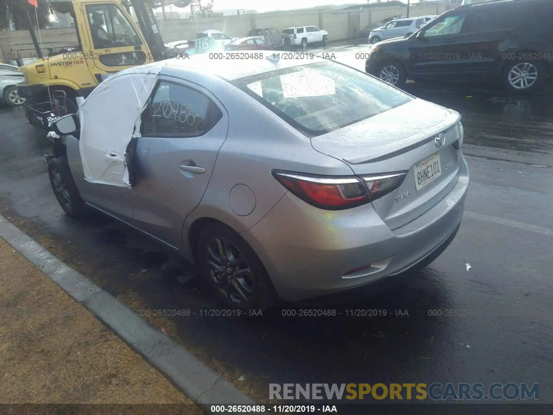 3 Photograph of a damaged car 3MYDLBYV3KY506209 TOYOTA YARIS 2019