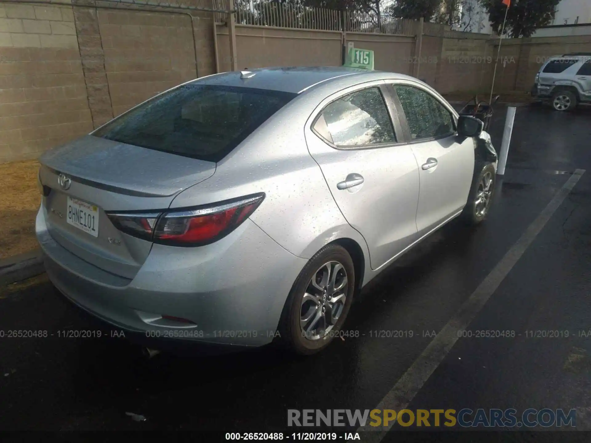 4 Photograph of a damaged car 3MYDLBYV3KY506209 TOYOTA YARIS 2019