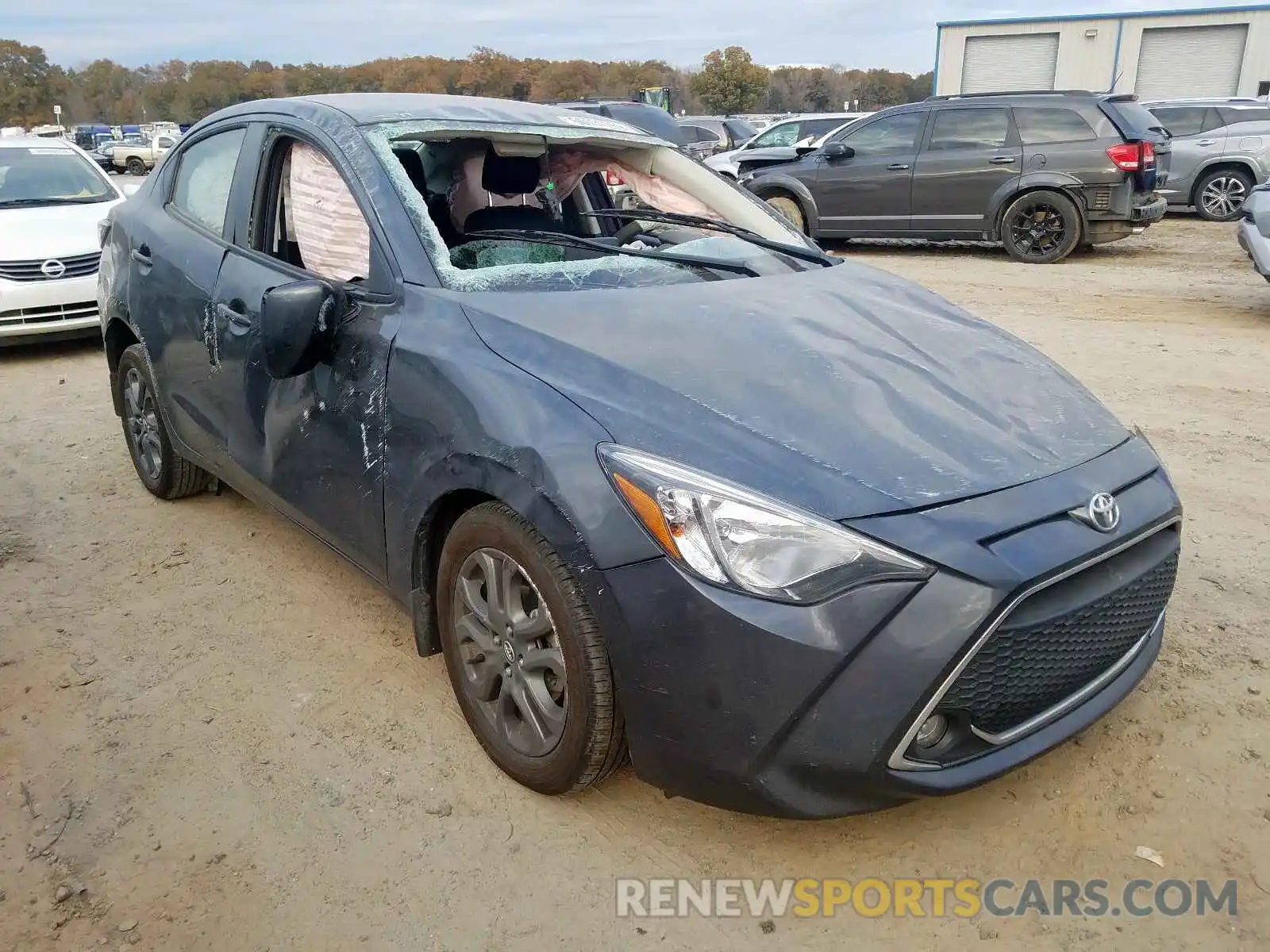 1 Photograph of a damaged car 3MYDLBYV3KY506629 TOYOTA YARIS 2019