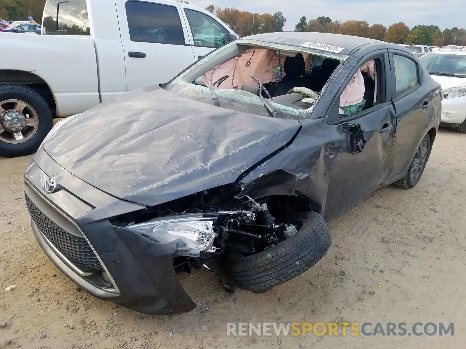 2 Photograph of a damaged car 3MYDLBYV3KY506629 TOYOTA YARIS 2019