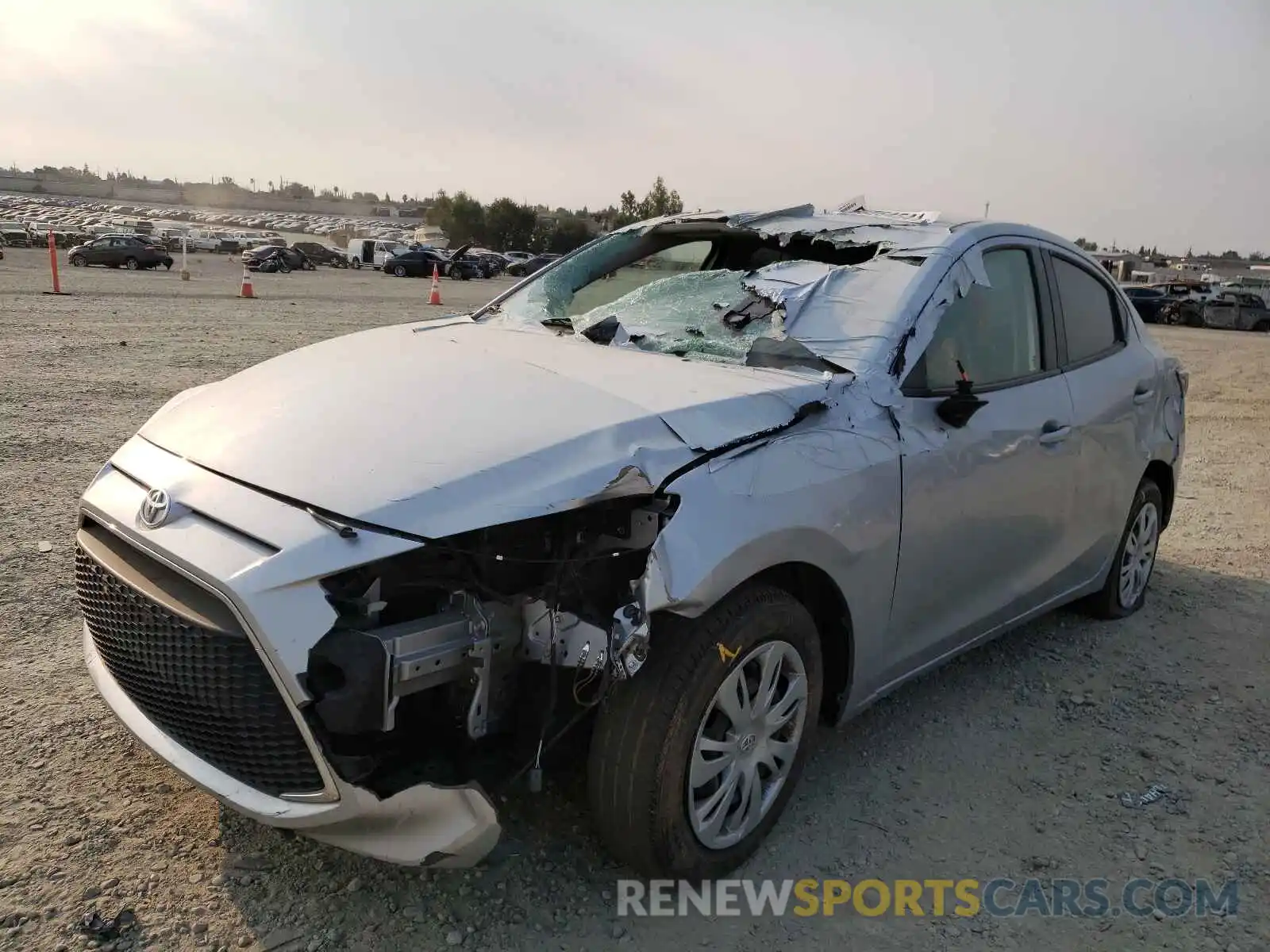 2 Photograph of a damaged car 3MYDLBYV3KY506758 TOYOTA YARIS 2019