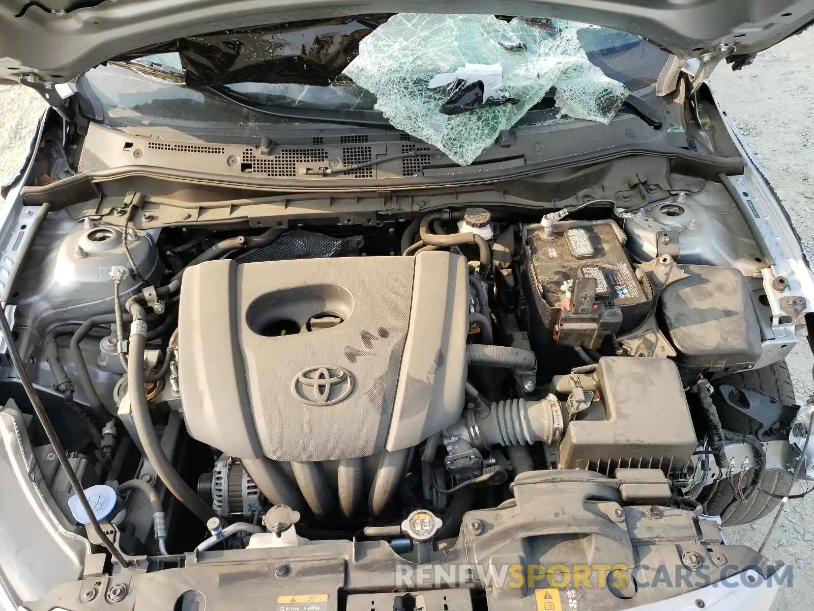 7 Photograph of a damaged car 3MYDLBYV3KY506758 TOYOTA YARIS 2019