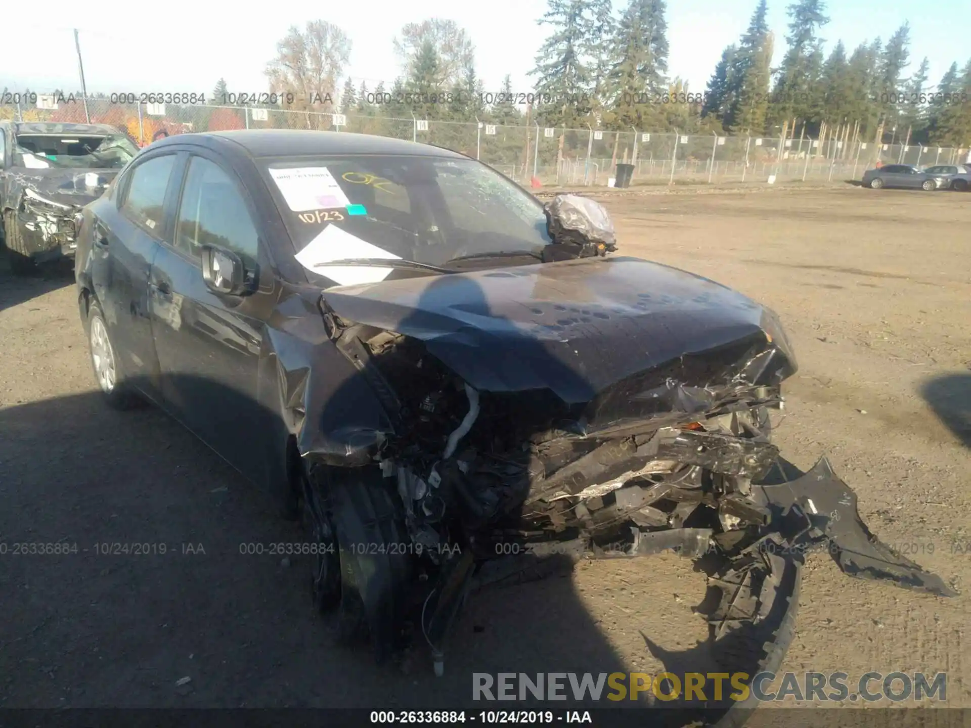 1 Photograph of a damaged car 3MYDLBYV3KY507151 TOYOTA YARIS 2019