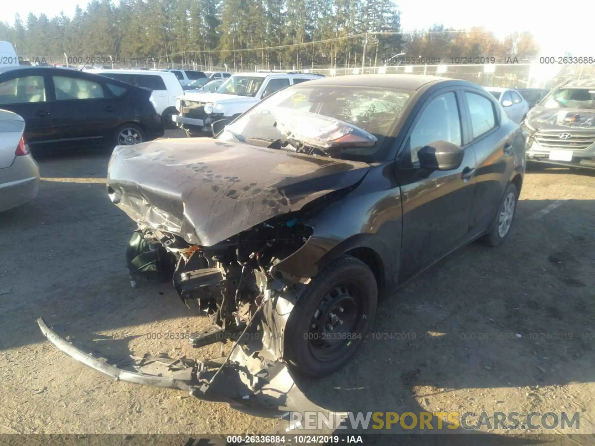 2 Photograph of a damaged car 3MYDLBYV3KY507151 TOYOTA YARIS 2019