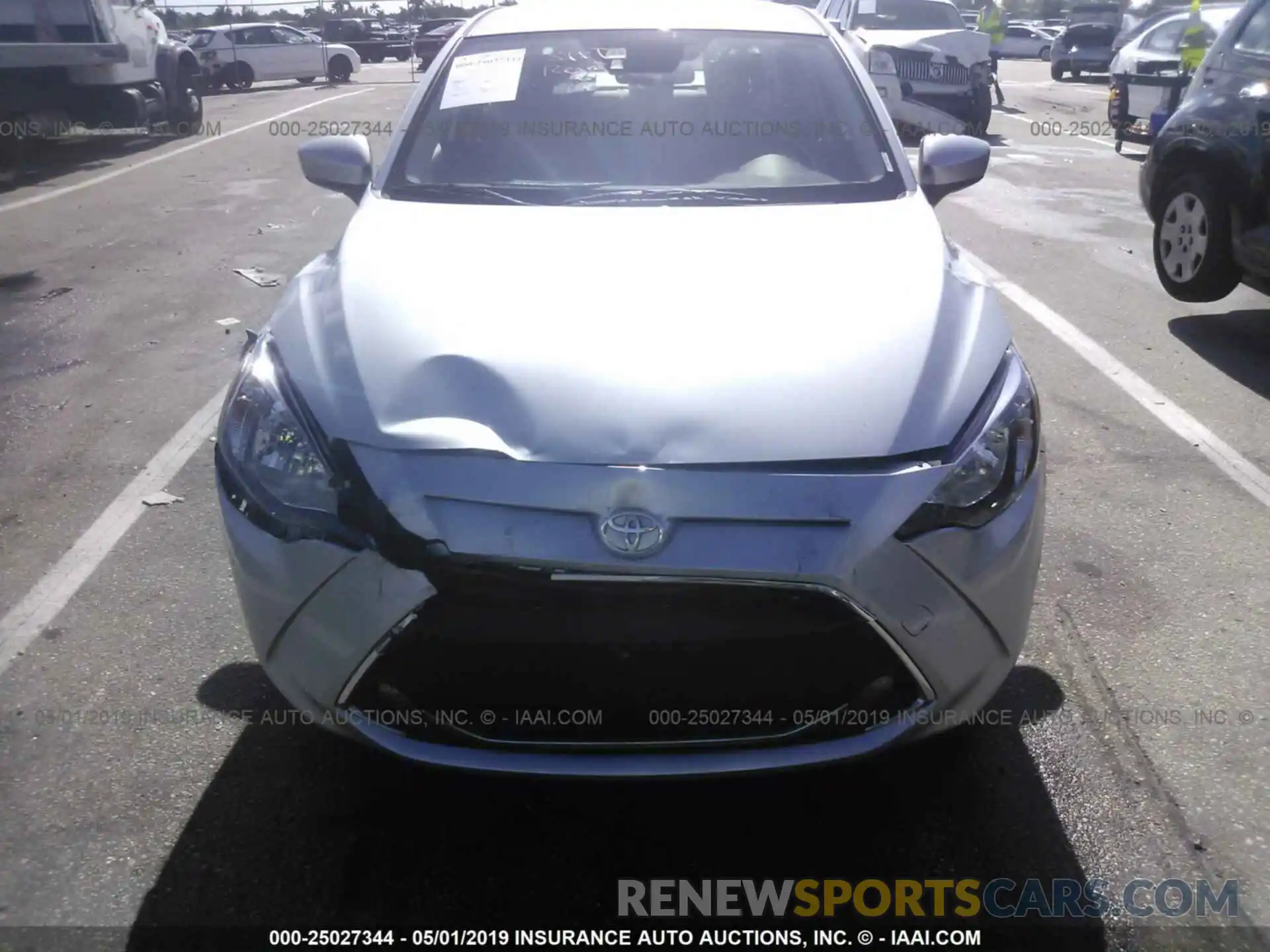 6 Photograph of a damaged car 3MYDLBYV3KY507487 TOYOTA YARIS 2019