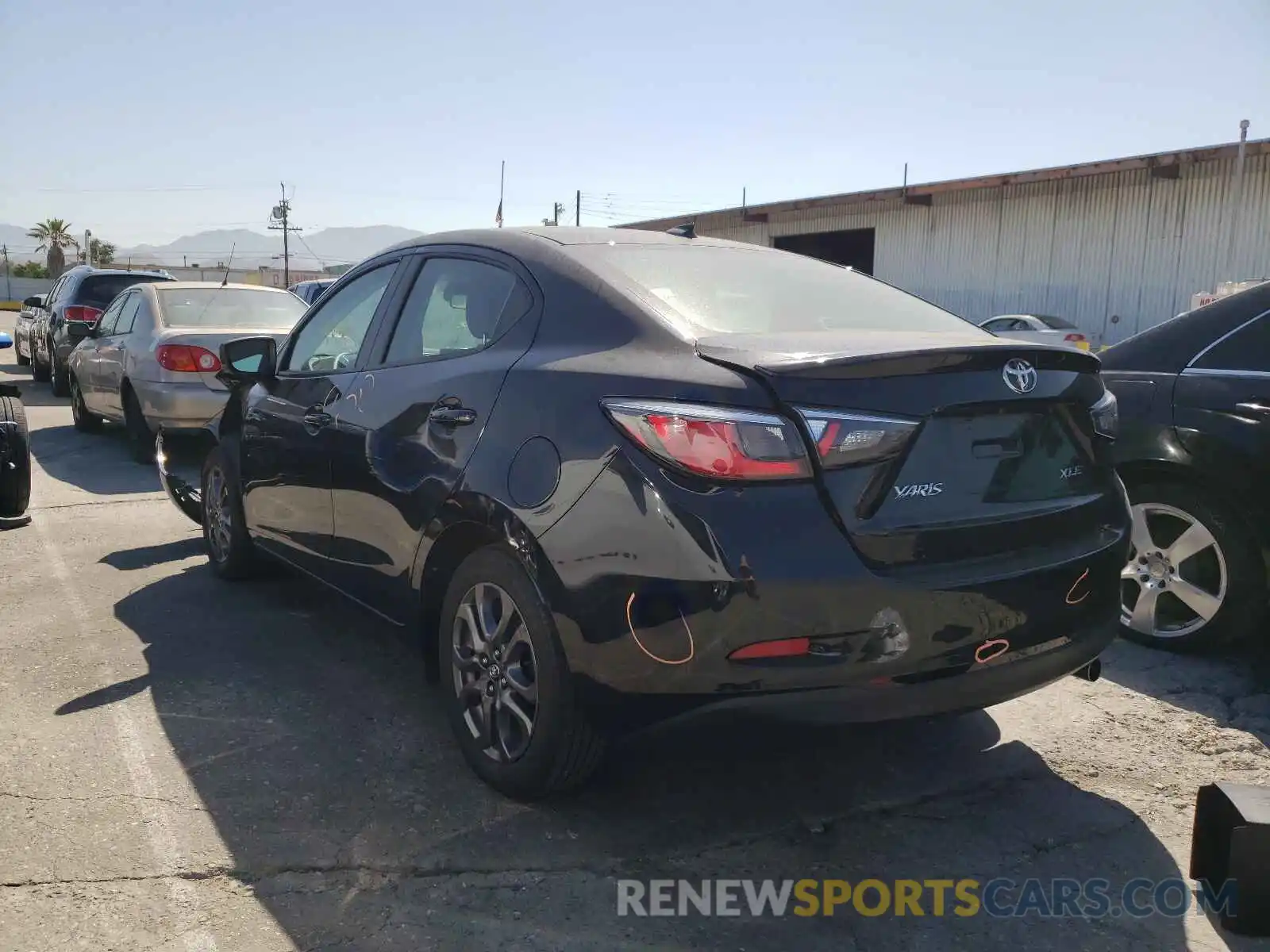 3 Photograph of a damaged car 3MYDLBYV3KY508056 TOYOTA YARIS 2019