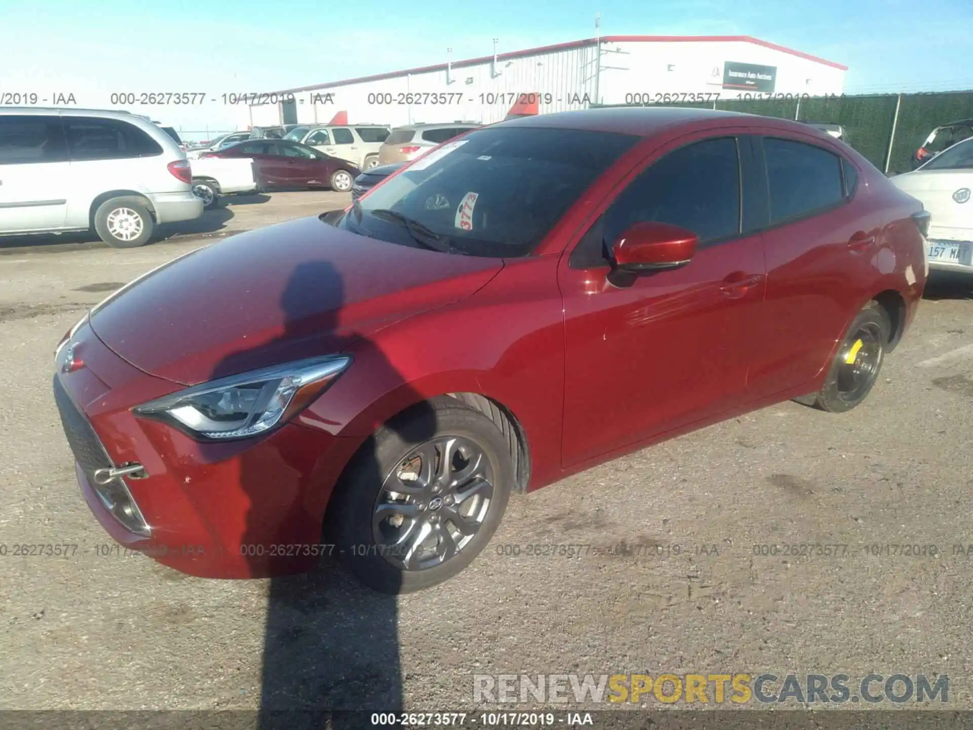 2 Photograph of a damaged car 3MYDLBYV3KY508610 TOYOTA YARIS 2019