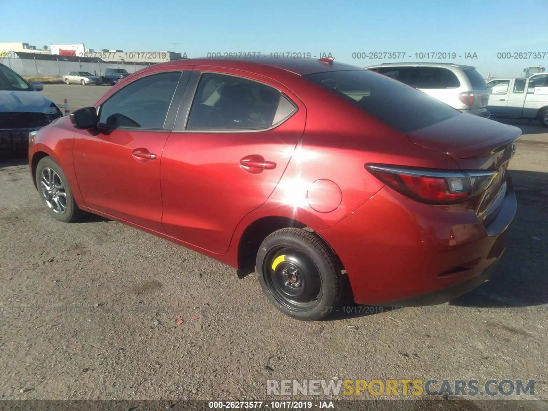 3 Photograph of a damaged car 3MYDLBYV3KY508610 TOYOTA YARIS 2019