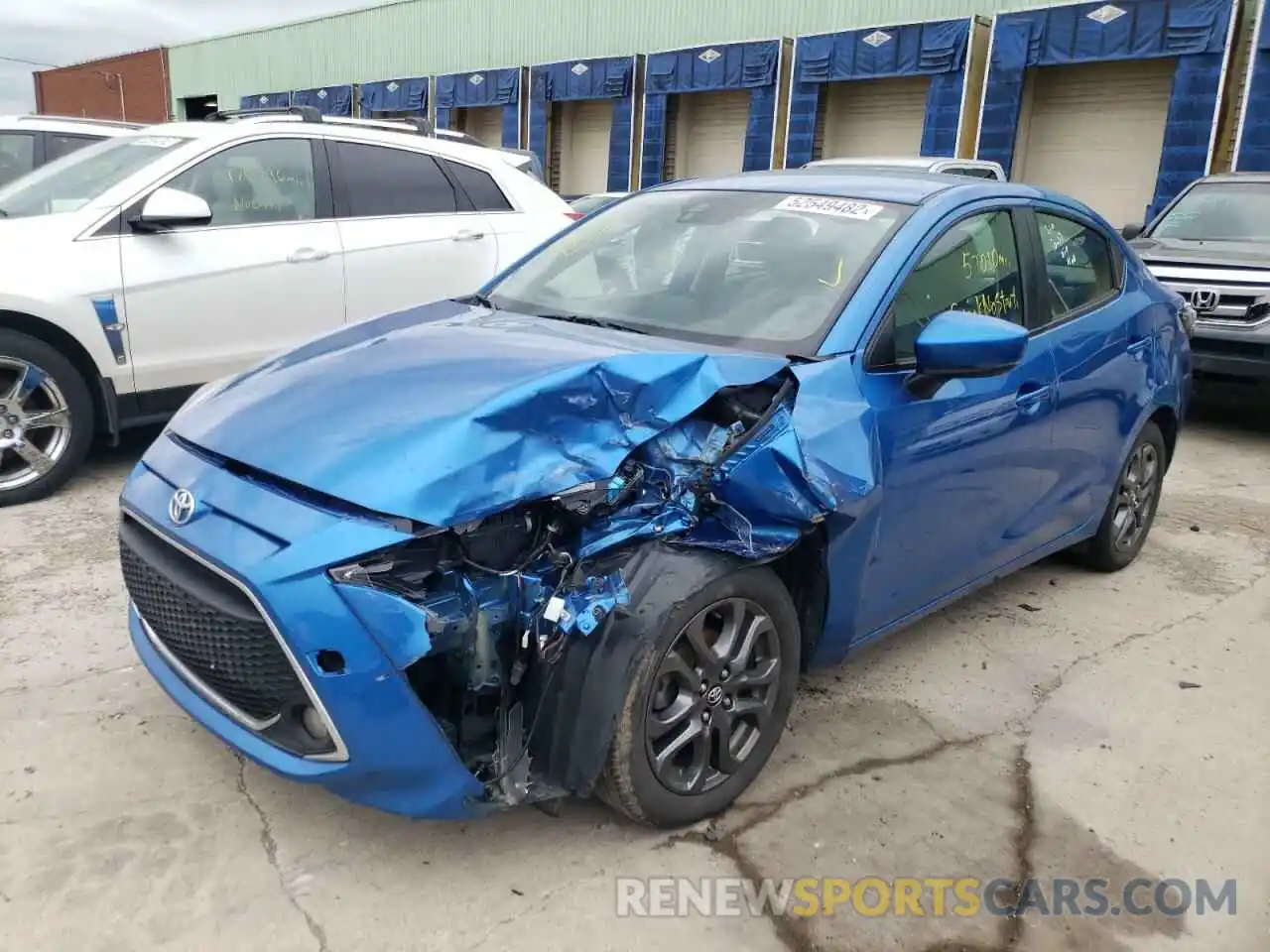 2 Photograph of a damaged car 3MYDLBYV3KY508719 TOYOTA YARIS 2019