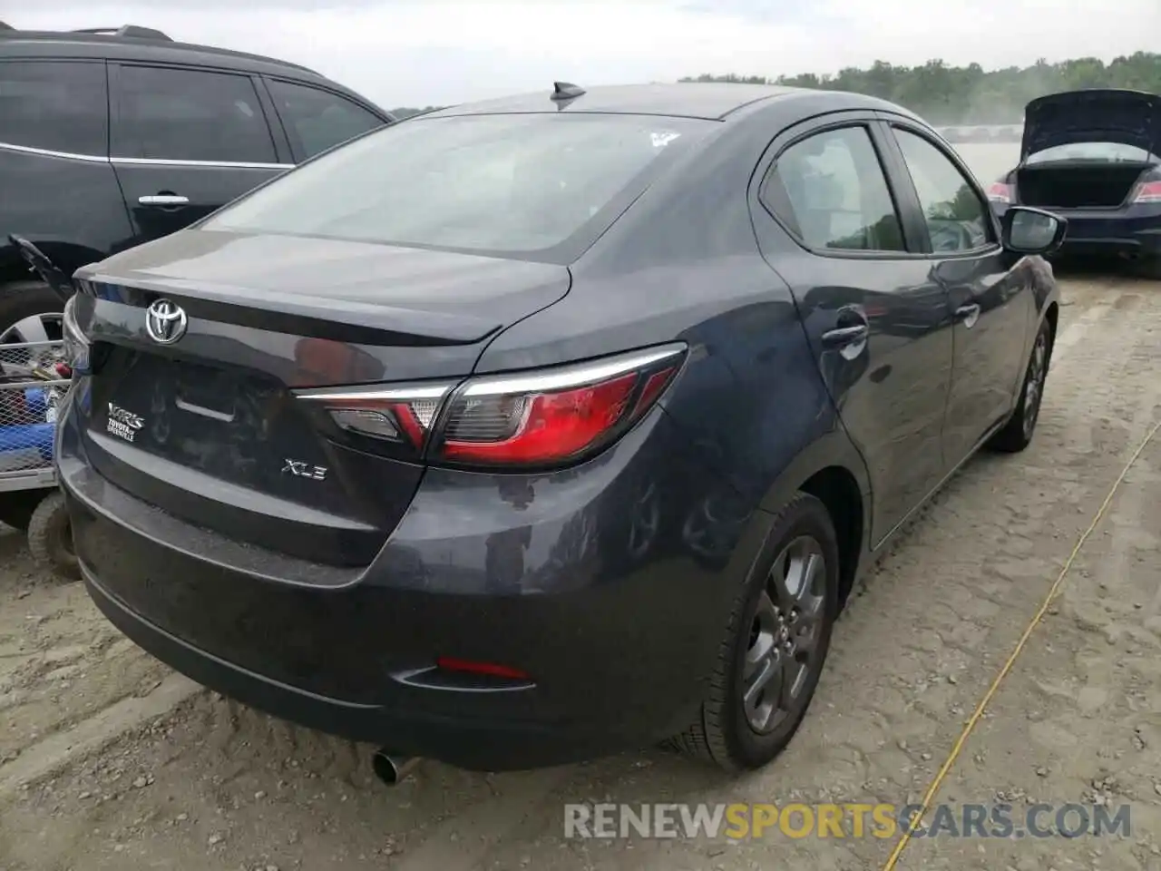 4 Photograph of a damaged car 3MYDLBYV3KY508851 TOYOTA YARIS 2019