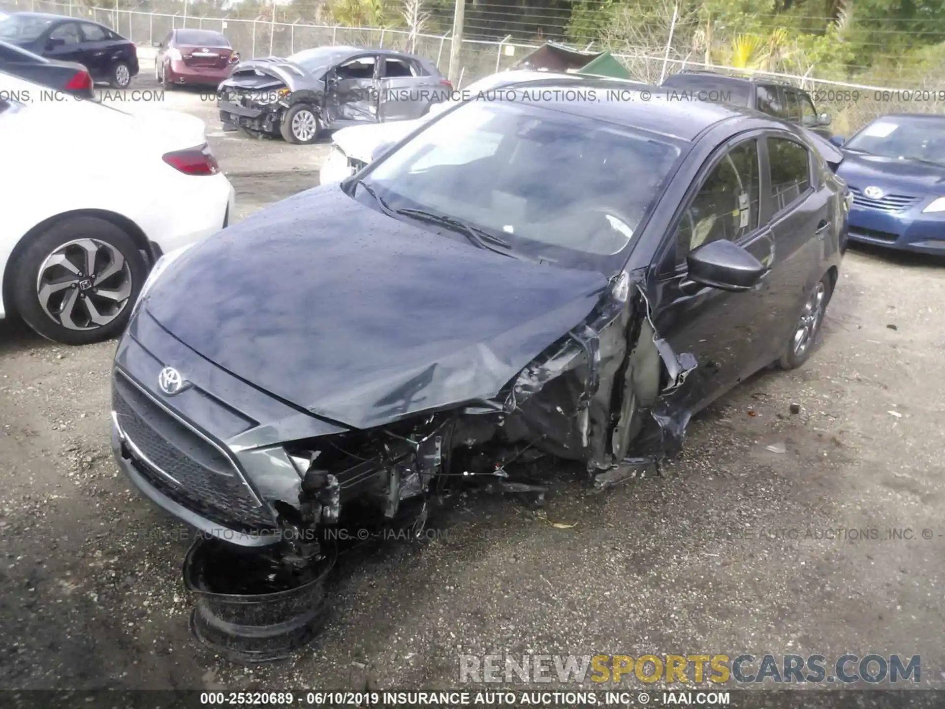 2 Photograph of a damaged car 3MYDLBYV3KY509322 TOYOTA YARIS 2019