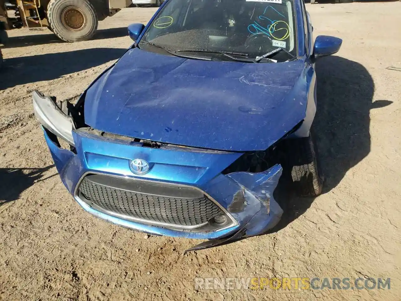 9 Photograph of a damaged car 3MYDLBYV3KY509627 TOYOTA YARIS 2019